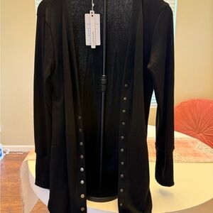 Classic Black Cardigan NWT
